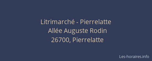 Litrimarché - Pierrelatte