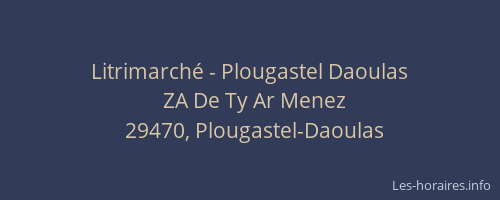 Litrimarché - Plougastel Daoulas