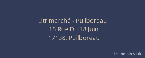Litrimarché - Puilboreau