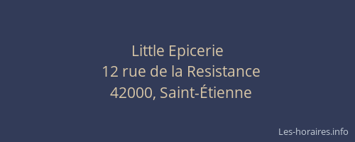Little Epicerie