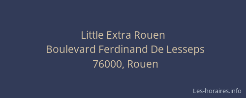 Little Extra Rouen