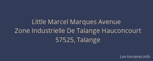 Little Marcel Marques Avenue
