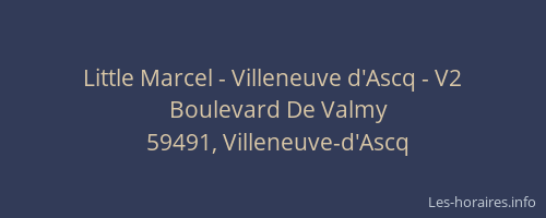 Little Marcel - Villeneuve d'Ascq - V2