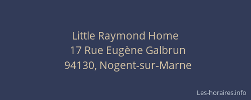 Little Raymond Home