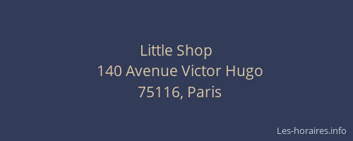 Little Shop