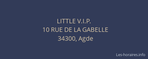 LITTLE V.I.P.
