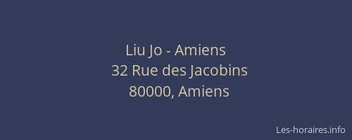Liu Jo - Amiens