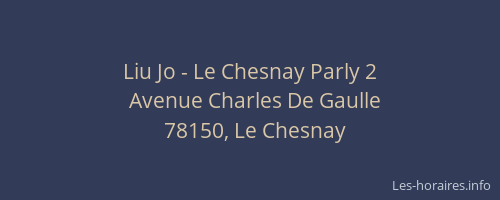 Liu Jo - Le Chesnay Parly 2