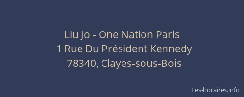 Liu Jo - One Nation Paris