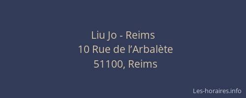 Liu Jo - Reims
