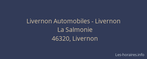 Livernon Automobiles - Livernon
