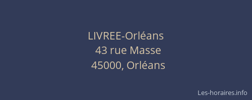LIVREE-Orléans