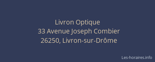 Livron Optique