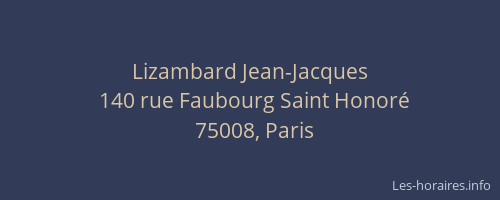 Lizambard Jean-Jacques