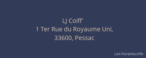 LJ Coiff'