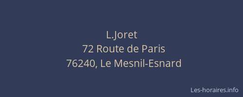 L.Joret