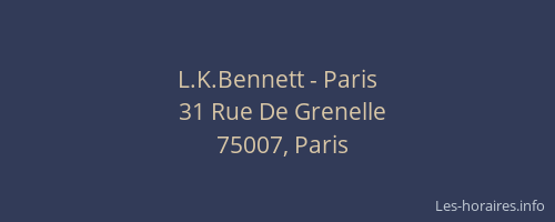 L.K.Bennett - Paris