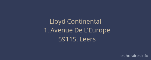 Lloyd Continental