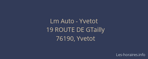 Lm Auto - Yvetot