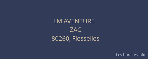 LM AVENTURE