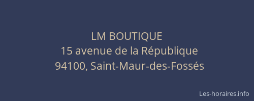 LM BOUTIQUE