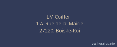 LM Coiffer