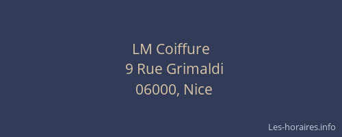 LM Coiffure