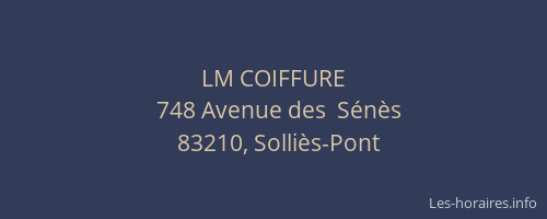 LM COIFFURE