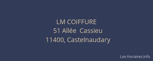 LM COIFFURE