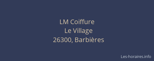 LM Coiffure