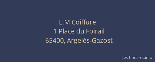 L.M Coiffure