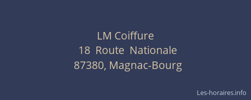 LM Coiffure