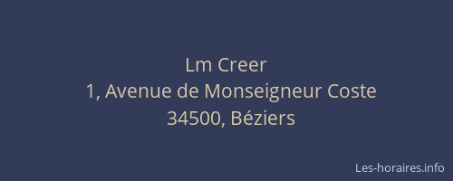 Lm Creer