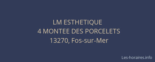LM ESTHETIQUE