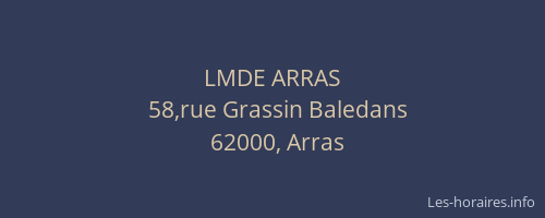 LMDE ARRAS