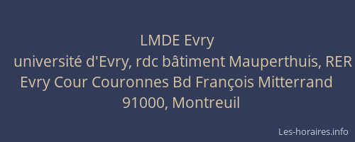 LMDE Evry