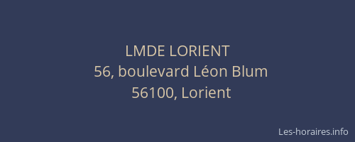 LMDE LORIENT