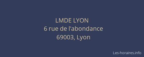 LMDE LYON