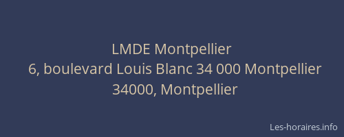 LMDE Montpellier