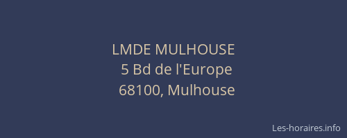 LMDE MULHOUSE