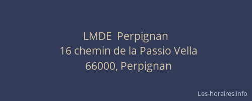 LMDE  Perpignan
