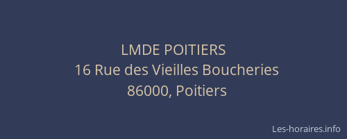 LMDE POITIERS