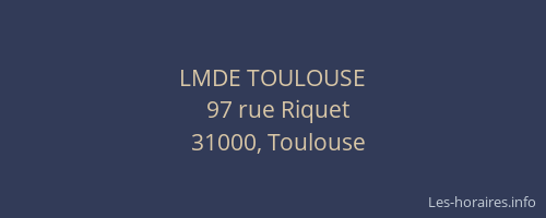 LMDE TOULOUSE