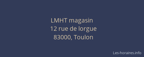 LMHT magasin