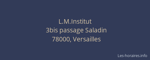 L.M.Institut