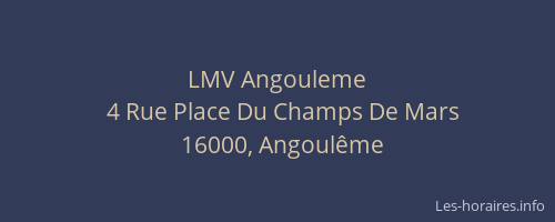 LMV Angouleme