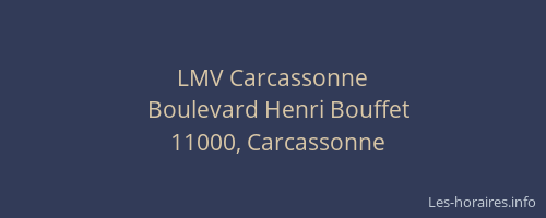 LMV Carcassonne