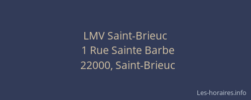 LMV Saint-Brieuc