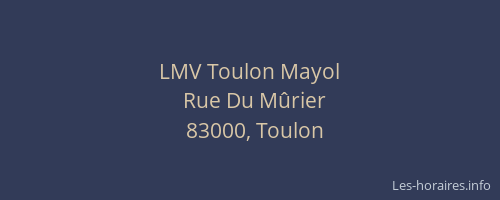 LMV Toulon Mayol