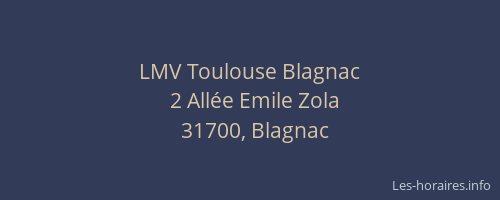 LMV Toulouse Blagnac
